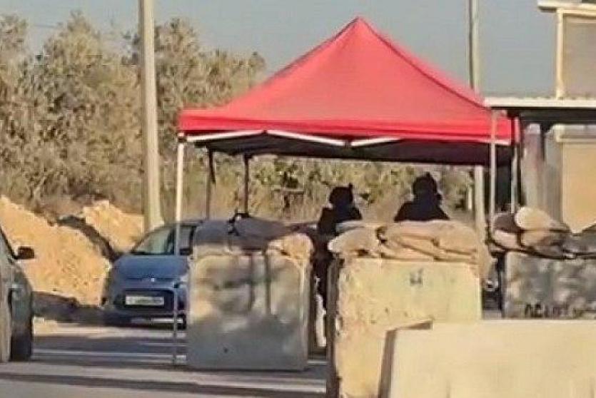 حاجز للاحتلال في الضفة