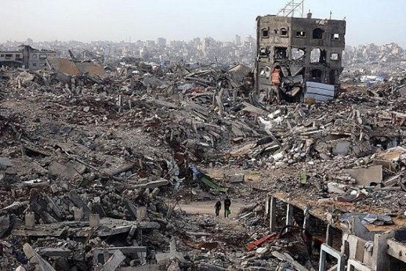 دمار هائل في قطاع غزة 