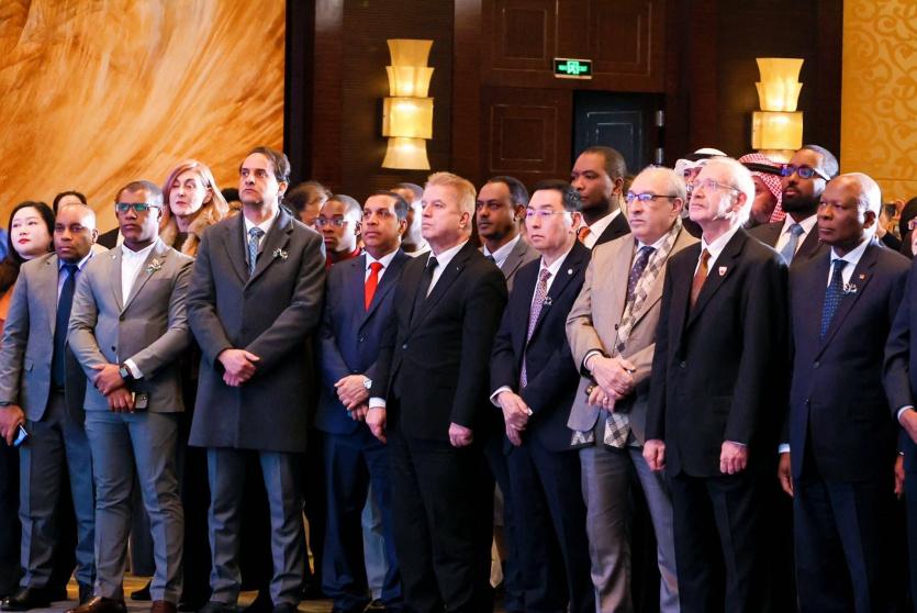 السفير عواد يشارك في احتفال الذكرى الـ 65 لإقامة العلاقات الدبلوماسية بين الصين والصومال في بكين