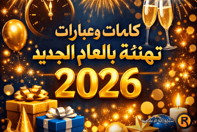 تهنئة بالعام الجديد 2026