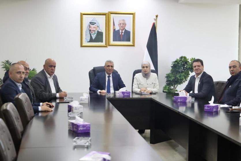 رئيس الهيئة العامة للشؤون المدنية الوزير أيمن قنديل يلتقي ملتقى رجال أعمال نابلس