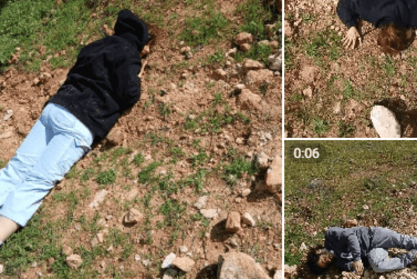 من مكان إصابة المتضامنين