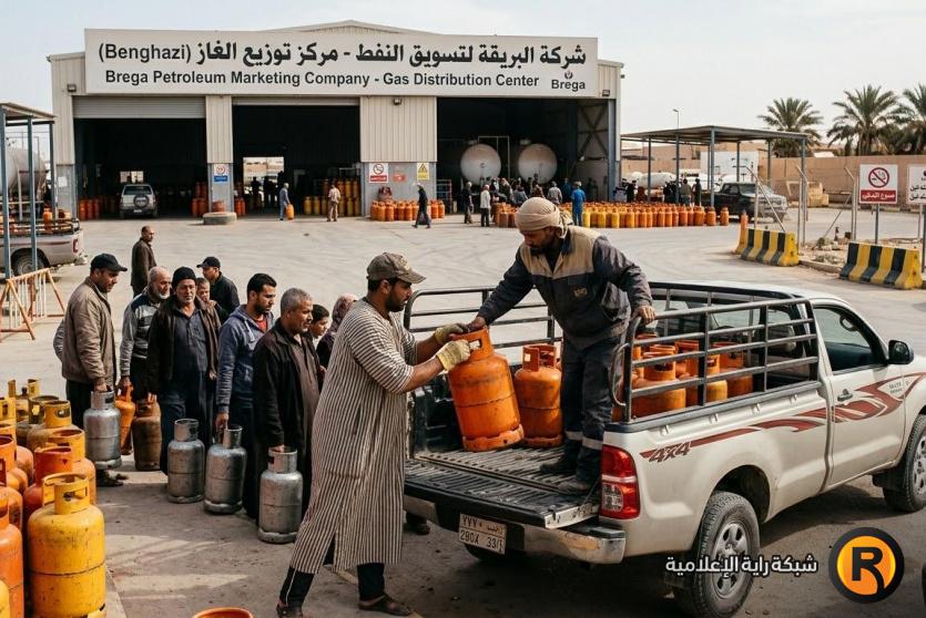 رابط منظومة حجز اسطوانات الغاز https oil brega com ly