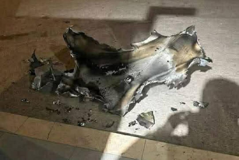 سقوط شظايا صواريخ في بيت لحم