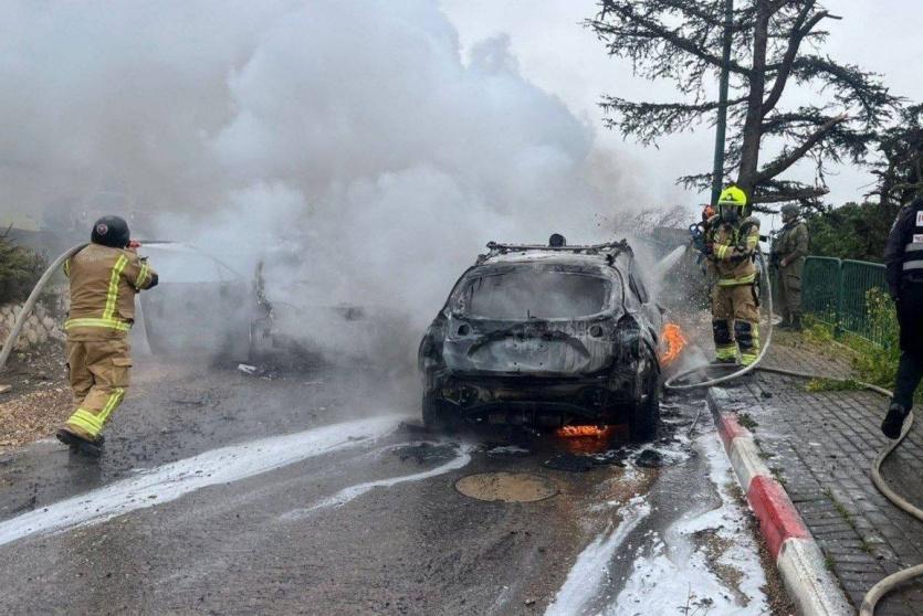 من مكان سقوط الصاروخ