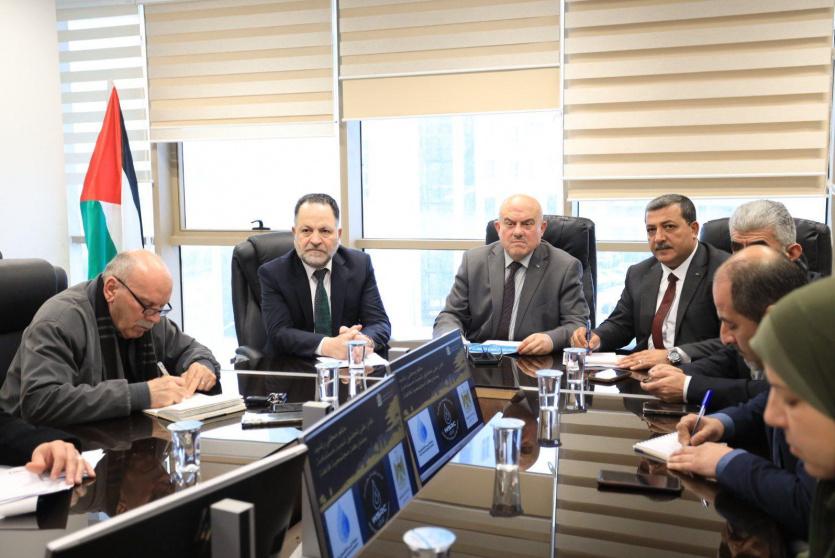 اللجنة العليا للمياه تبحث في رام الله تطوير الخدمة وتعزيز استقرارها في الهيئات المحلية