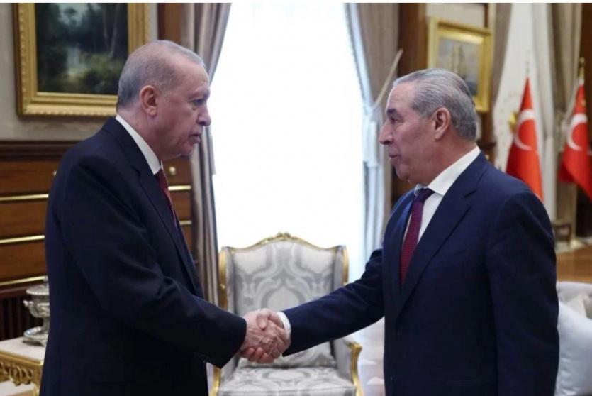 وفد فلسطيني برئاسة الشيخ يلتقي الرئيس التركي