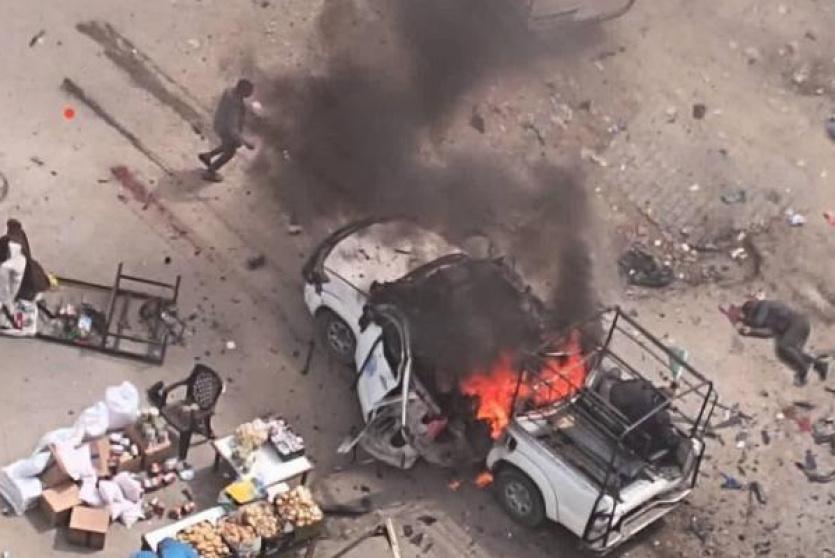 من مكان الاستهداف