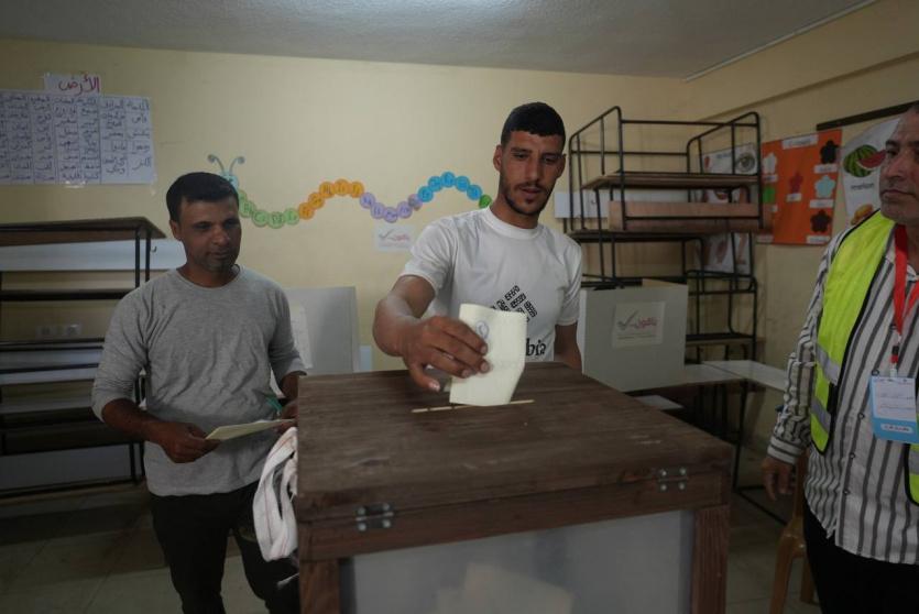 التصويت في دير البلح 