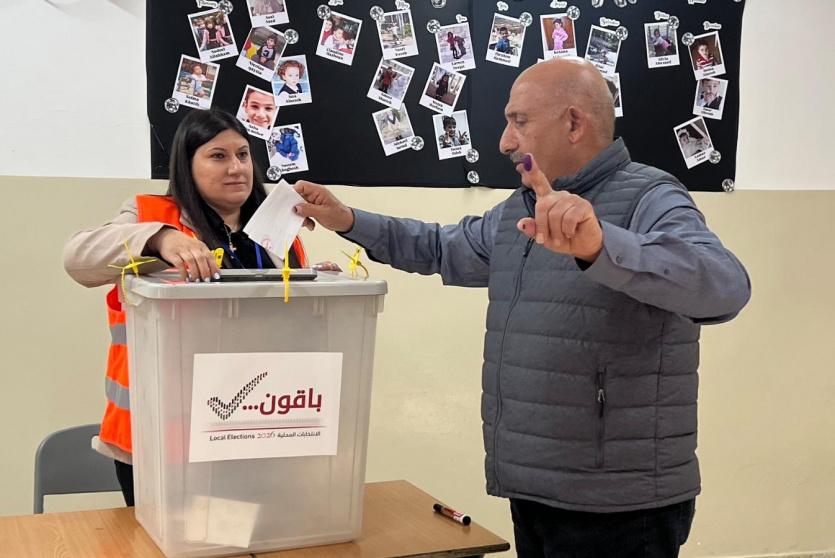 من عملية الاقتراع اليوم