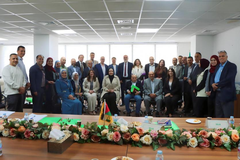خلال حفل إطلاق المشروع الزراعي