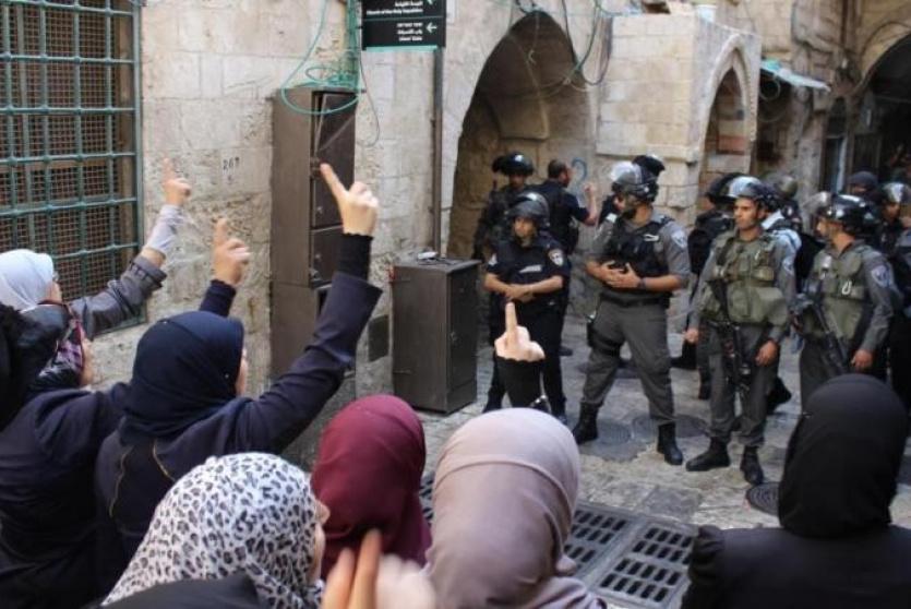 باب حطة مازال يستفز  الاحتلال 